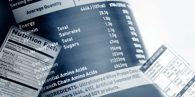Supplement labels