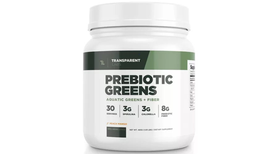 Transparent Labs Prebiotic Greens Tub